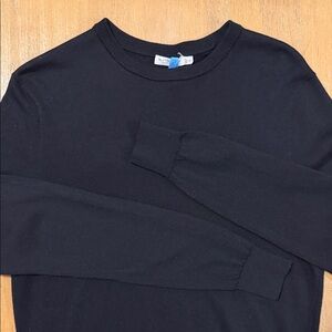 SuitSupply Black Merino Wool Sweater Men’s M